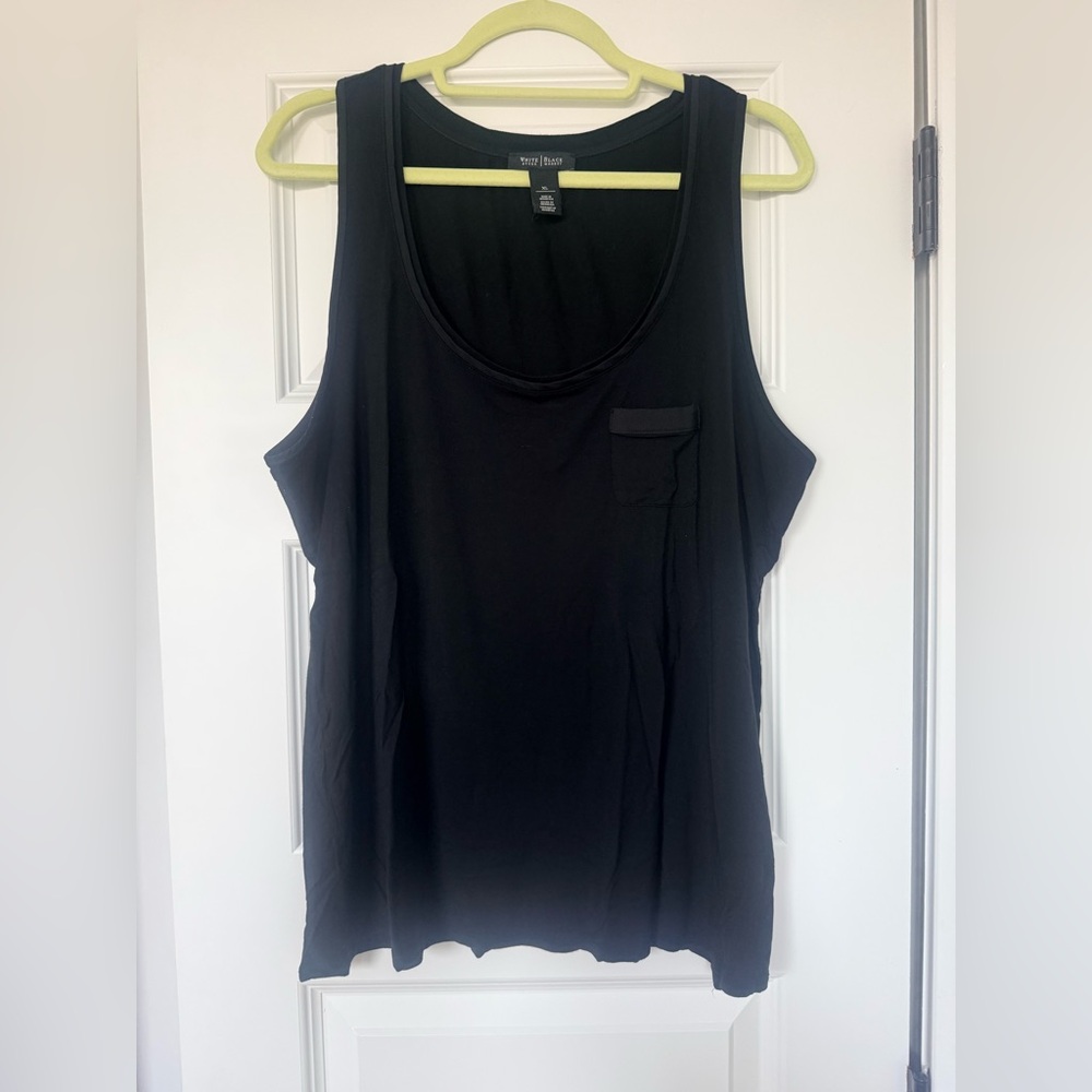 White House Black Market Black Tank Top